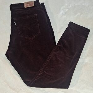 Levi's Dark Burgundy Corduroy Pants